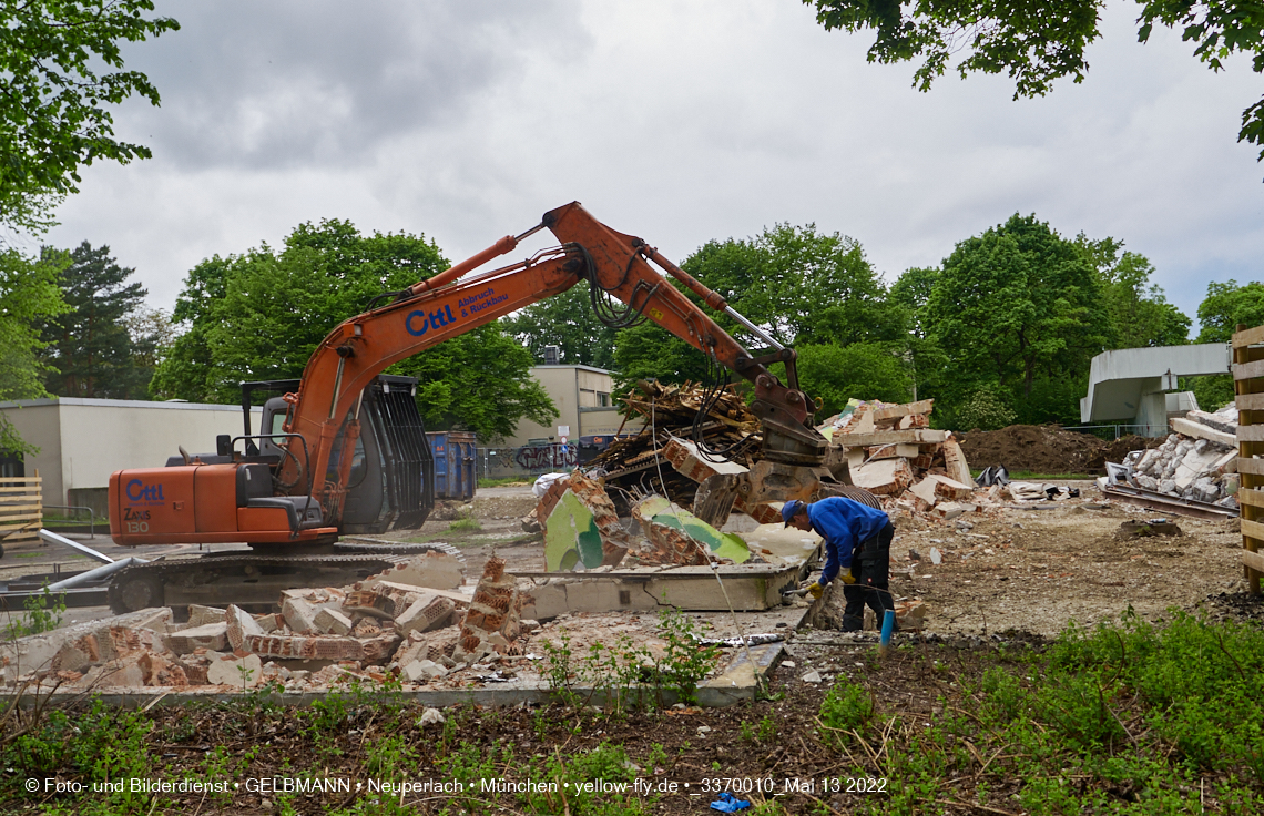 13.05.2022 - Baustelle am Haus für Kinder in Neuperlach